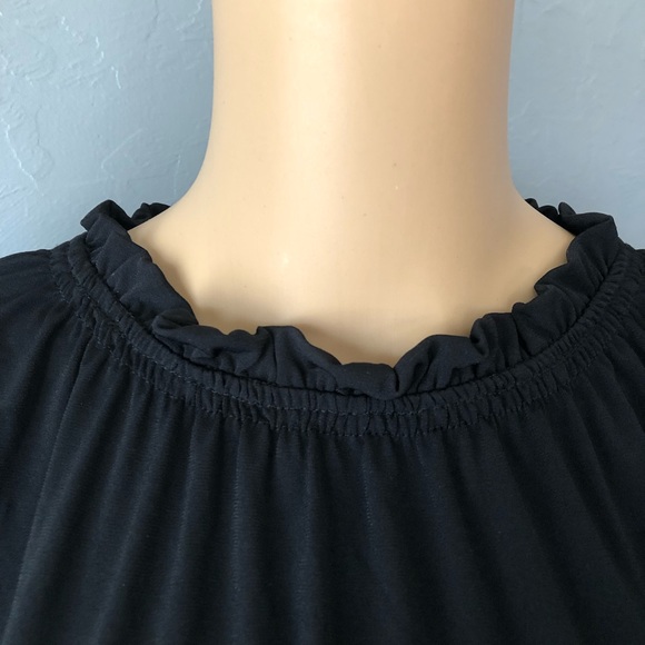 NY Collection Flutter Knit Pullover Blouse Size XL - Picture 3 of 4